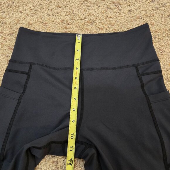 Zyia Active Black Pocket Brilliant Hi-Rise Capri Run Exercise Crossfit size 8-10 - Picture 6 of 7